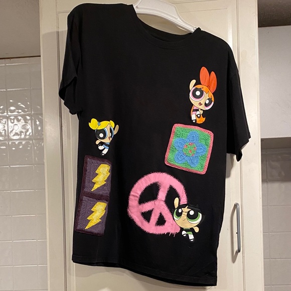 EUC Cartoon Network Black Powerpuff Girls Tee size XL - Picture 1 of 4